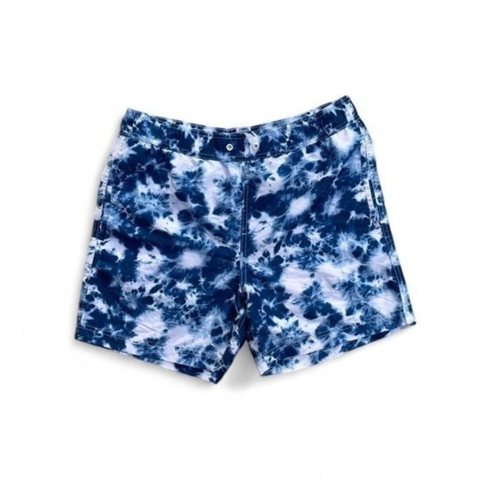 Aeropostale Swim Trunks Mens S Blue Tie Dye Excellent Mesh Lining Board Shorts